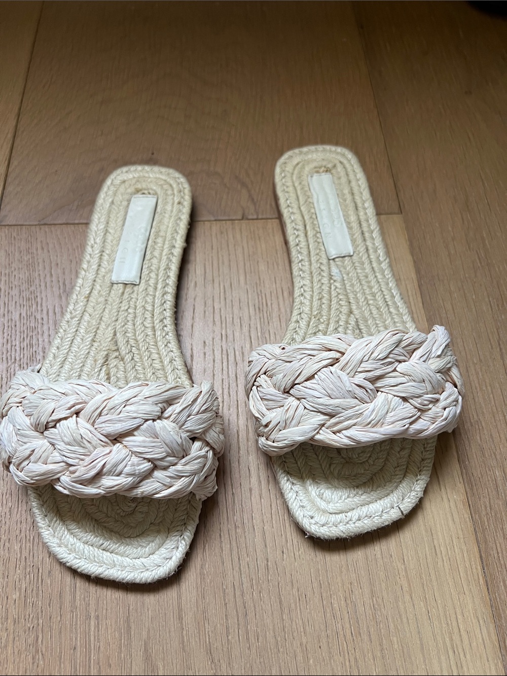 ASOS Women’s woven Slide Sandals in raffia